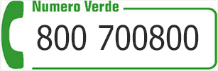 numero verde 800 700800