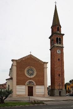 Chiesa di San Martino Vescovo - facciata esterna chiesa e campanile